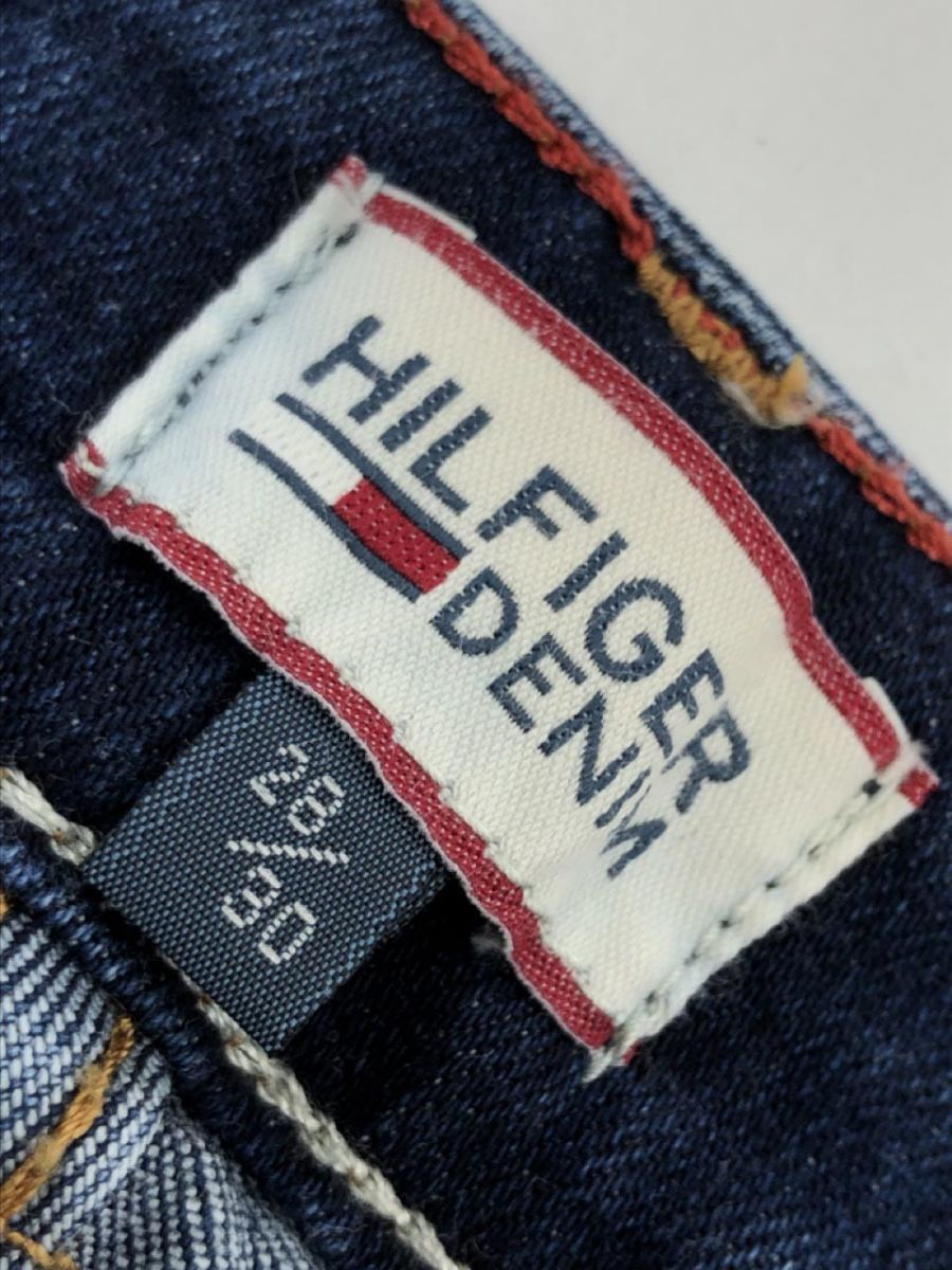 HILFIGER DENIM 綿混 デニムパンツ sizeｗ28/青 ■■ ☆ dga3 レディース_画像3