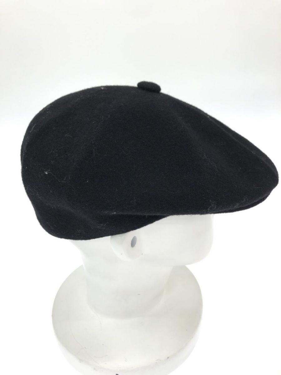 KANGOL カンゴール ウール混 ハンチング キャップ sizeM/黒 ◆■ ☆ dgb8 メンズ_画像3