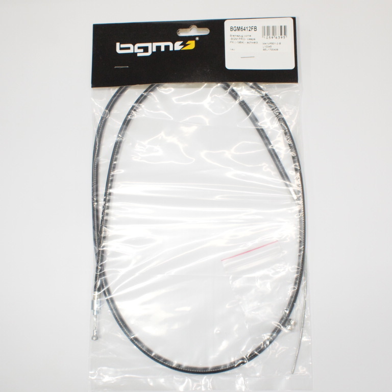 Front brake cable -BGM ORIGINAL- Vespa PX black フロントブレーキ ケーブル ベスパ P系用 P200E P150X P125X 初期のPX200E PX150E_画像1