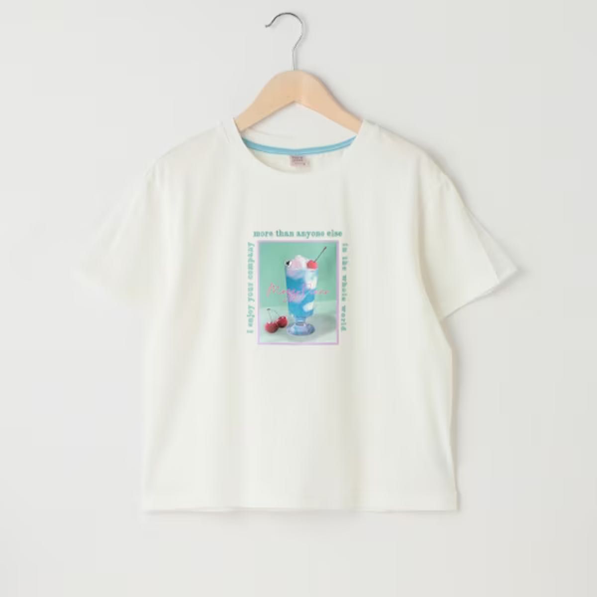 メゾピアノ新品新作タグ付き袖メッシュ転写Tシャツ160|PayPayフリマ