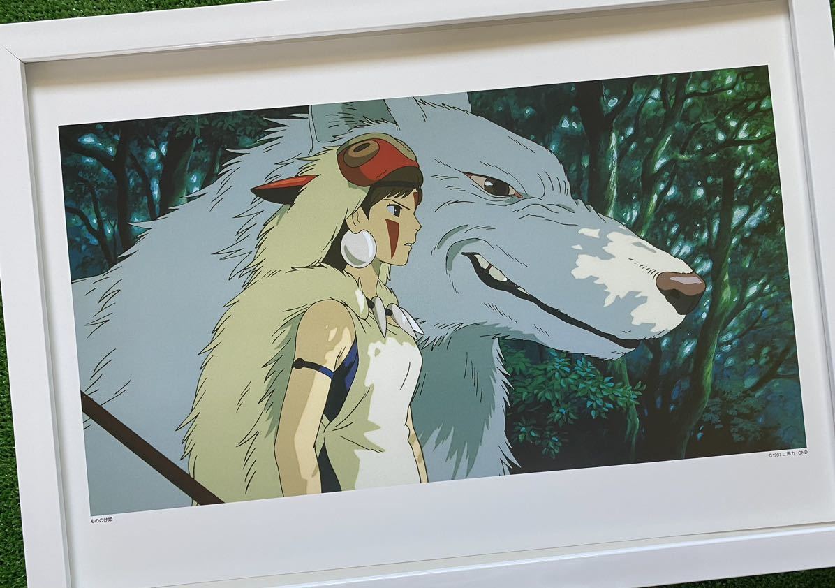 [ очень редкий ] Ghibli Princess Mononoke постер Miyazaki . календарь 2009 год STUDIO GHIBLI осмотр ) цифровая картинка исходная картина открытка иллюстрации 