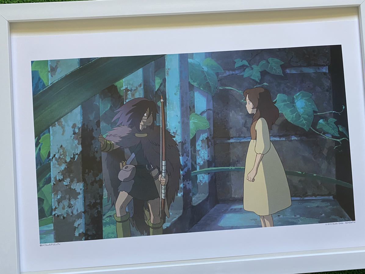 【額装品】ジブリ　借りぐらしのアリエッティ　米林昌宏　カレンダー　2021年　STUDIO GHIBLI 検)セル画　原画　ポストカード　イラスト