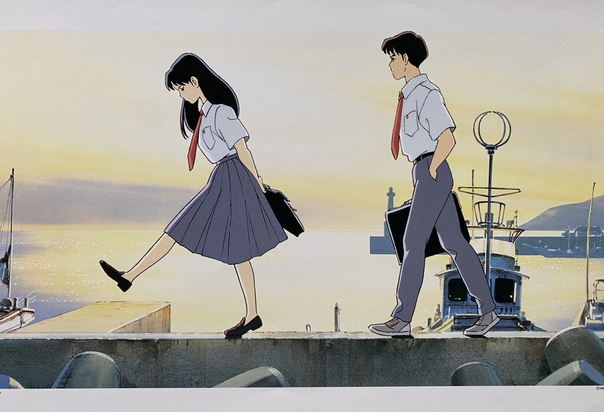激レア ジブリ 海がきこえる ポスター 宮崎駿 カレンダー 1997年 激レア ジブリ 海がきこえる ポスター 宮崎駿 カレンダー 1997年