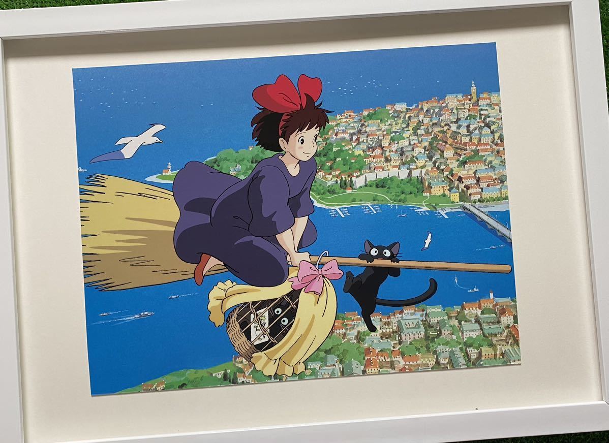 【激レア】ジブリ　魔女の宅急便　ポスター　宮崎駿　カレンダー　1996年　STUDIO GHIBLI 検)セル画　原画　ポストカード　イラスト_画像1