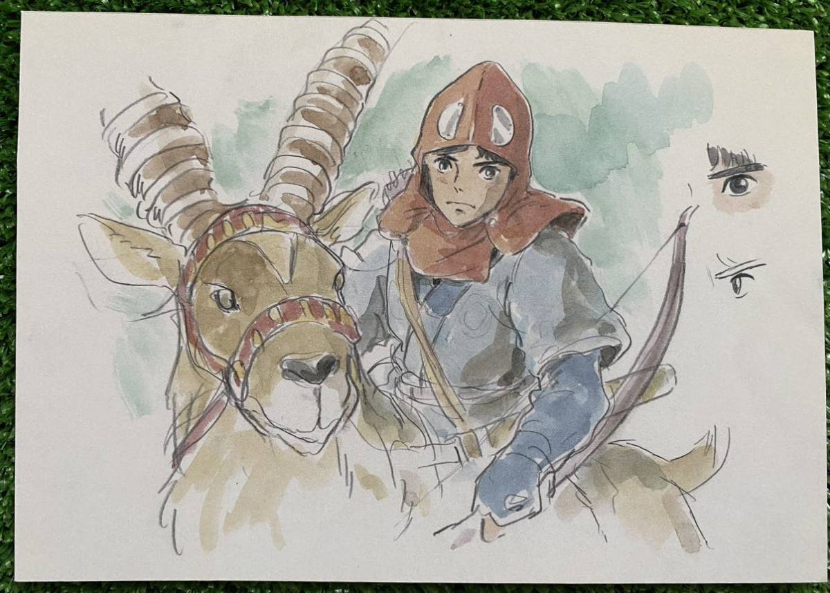 [ очень редкий ] Princess Mononoke образ панель A порез вытащенный Miyazaki . расположение осмотр ) цифровая картинка исходная картина постер STUDIO GHIBLI