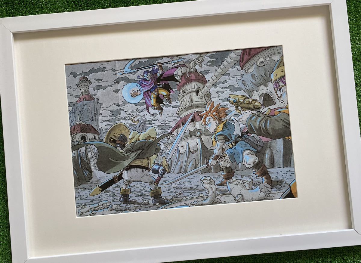 【額装品】クロノトリガーC Chrono Trigger ファミコン　鳥山明　検)セル画　原画　ポスター　ポストカード