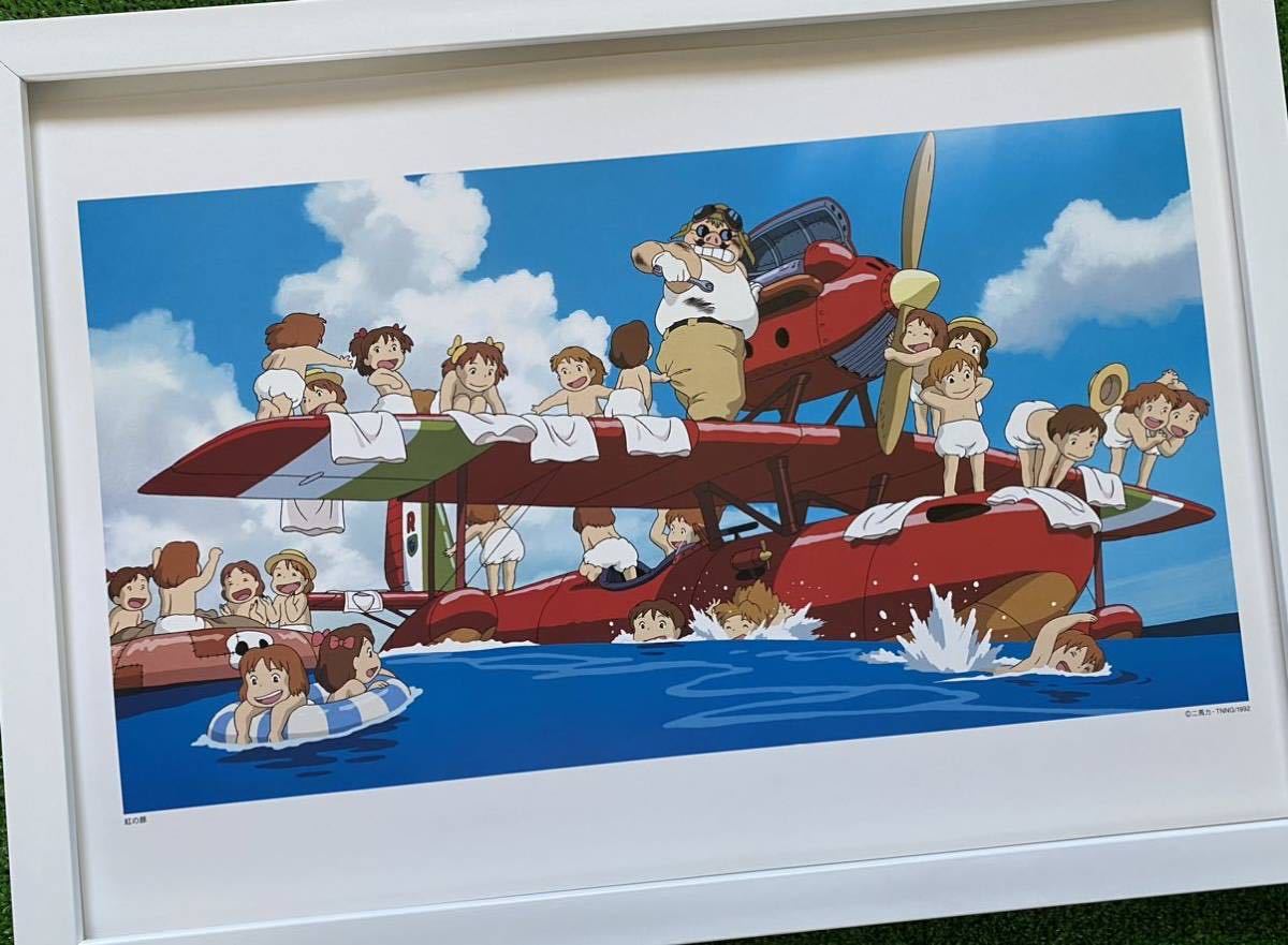 【激レア】ジブリ　紅の豚　ポスター　宮崎駿　カレンダー　2004年　STUDIO GHIBLI 検)セル画　原画　ポストカード　イラスト