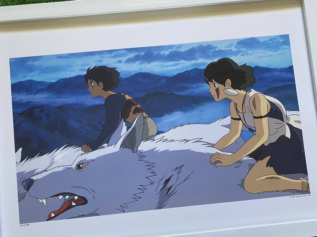 【激レア】ジブリ もののけ姫 ポスター 宮崎駿 カレンダー 2019年 STUDIO GHIBLI 検)セル画 原画 ポストカード イラストの画像1