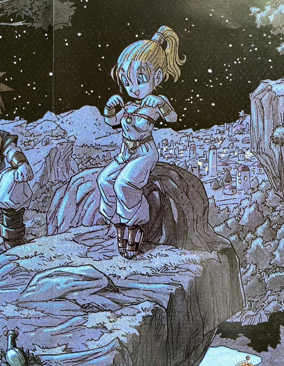 【額装品】クロノトリガーA Chrono Trigger ファミコン　鳥山明　検)セル画　原画　ポストカード　イラスト_画像4