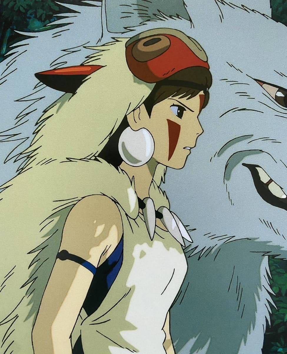 [ очень редкий ] Ghibli Princess Mononoke постер Miyazaki . календарь 2009 год STUDIO GHIBLI осмотр ) цифровая картинка исходная картина открытка иллюстрации 