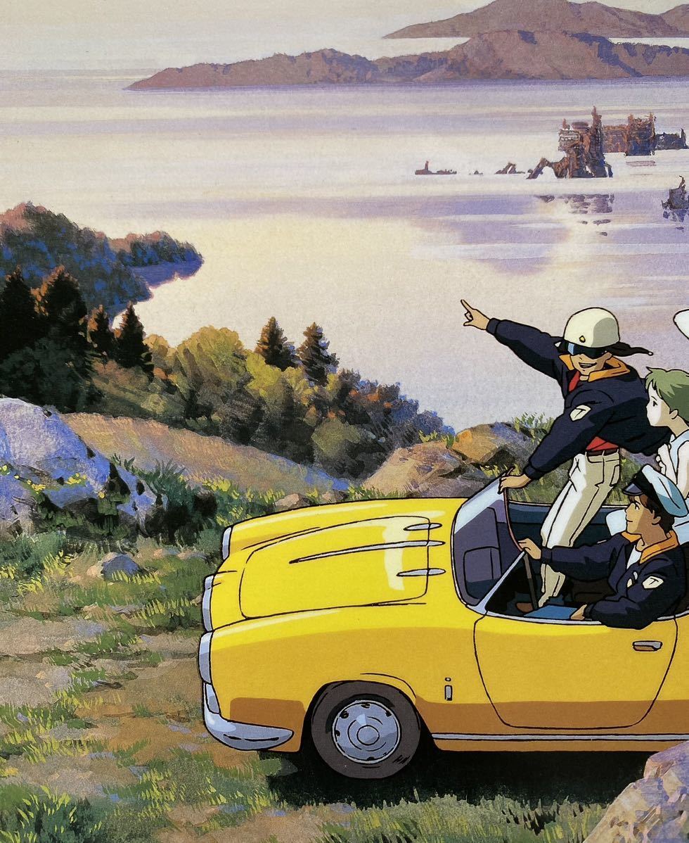 【激レア 】ジブリ On Your Mark ポスター　宮崎駿　カレンダー 2000年　STUDIO GHIBLI 検)セル画　原画　ポストカード　イラスト_画像5