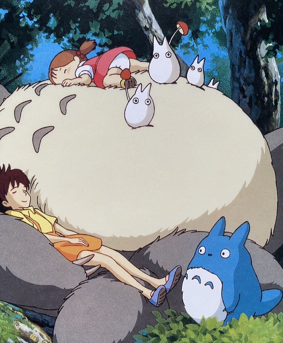 【激レア】ジブリ　となりのトトロ　ポスター　宮崎駿　カレンダー　1999年　STUDIO GHIBLI 検)セル画　原画　ポストカード　イラスト_画像5