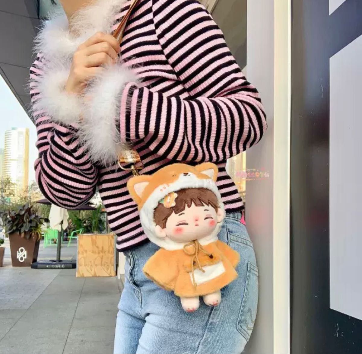 着せ替えぬいぐるみ ぬいぐるみ 着ぐるみ ポンチョ 20cm きつね 着せ替えぬいぐるみ ぬいぐるみ 着ぐるみ ポンチョ 20cm きつね