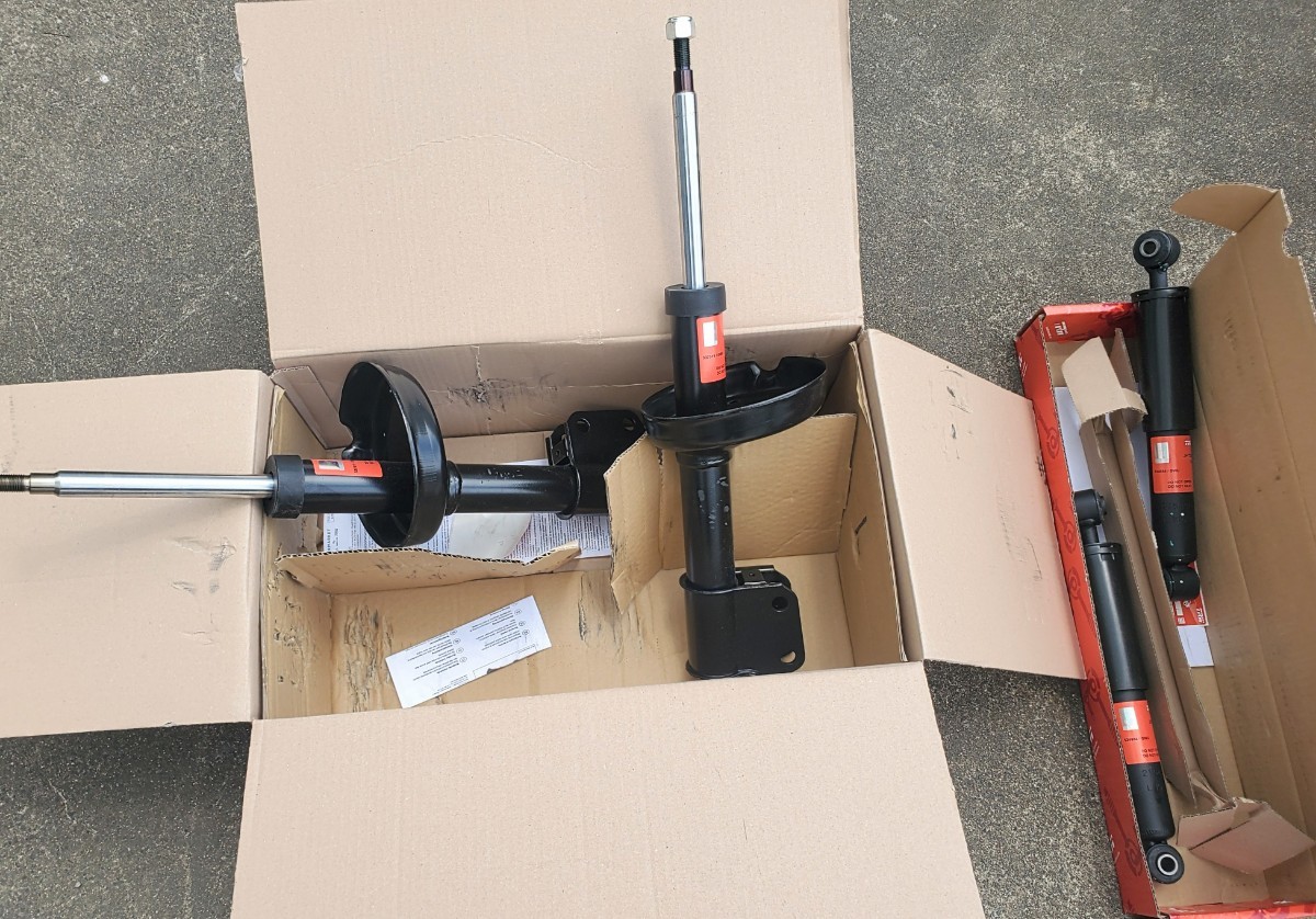  Renault Kangoo *KCK7J / KCK4M*TRW shock absorber front and back set * fixed period for exchange * for 1 vehicle wholly refresh * new goods unused 