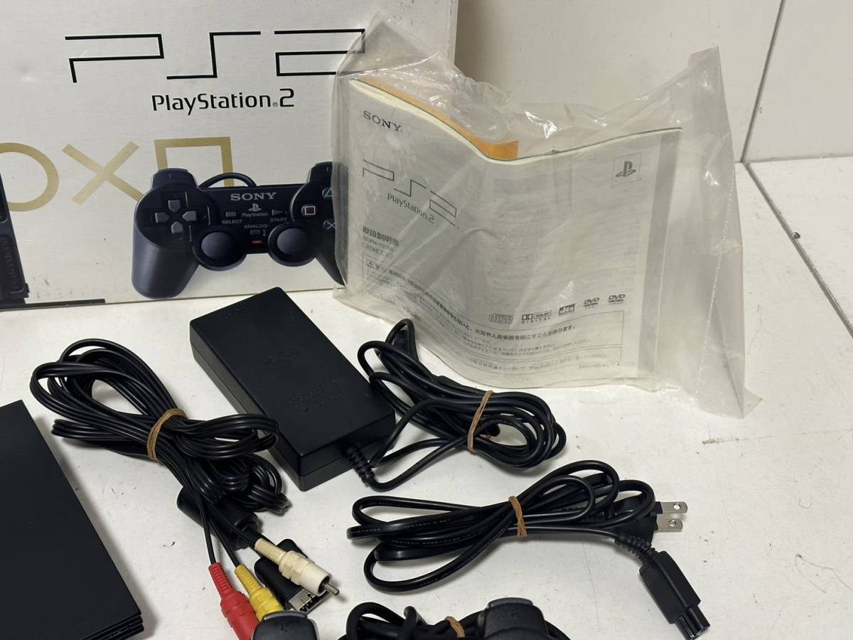 限定セール!】 SONY PlayStation2 SCPH-75000CB ゲームソフト付き