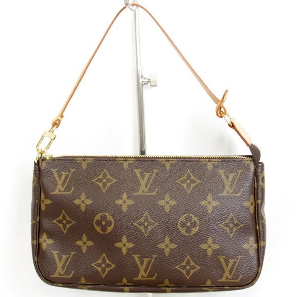 美品『USED』 LOUIS VUITTON ルイ・ヴィトン ポシェットアクセソワール M51980 アクセサリーポーチ モノグラム モノグラムキャンバス_画像1