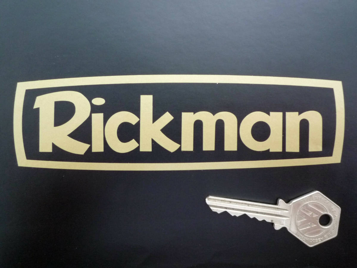 送料無料 RICKMAN Motorcycle STICKER リックマン カッティング ステッカー デカール 2枚セット 152mm x 45mm_画像1