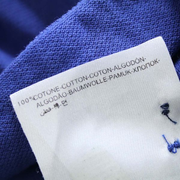 [PT11432] モンクレール ポロシャツ 半袖 ブルー系 L MONCLER / 小型便OK_画像9