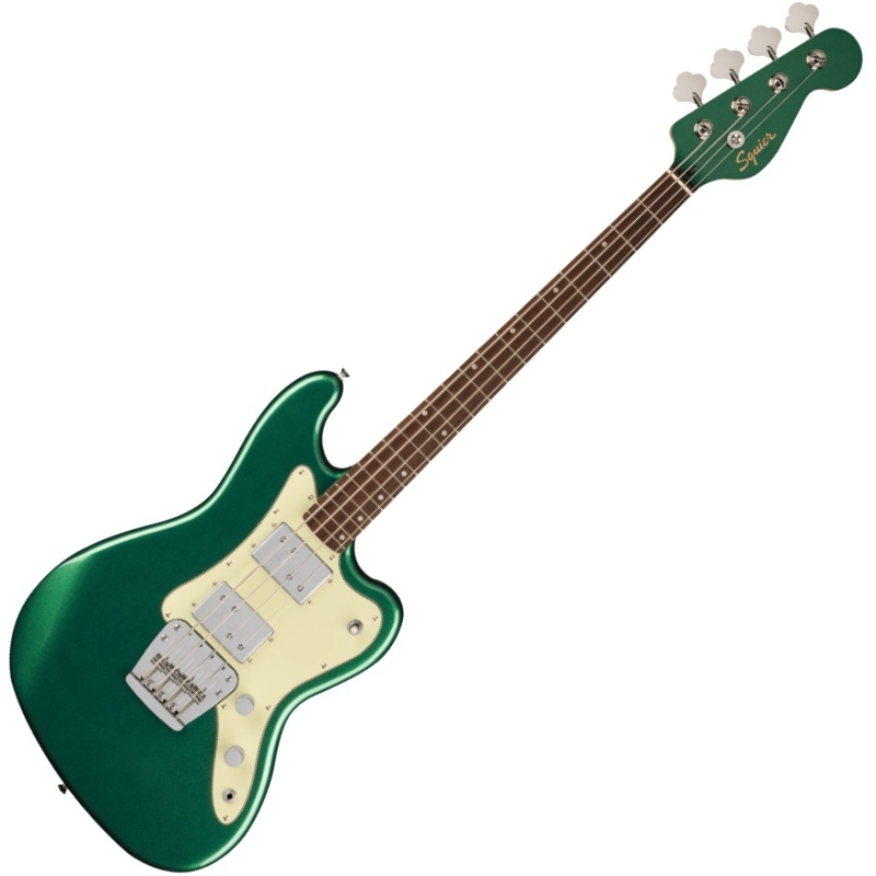 Squier by Fender Paranormal Rascal Bass HH, Laurel Fingerboard, Mint Pickguard, Sherwood Green〈スクワイア フェンダー〉