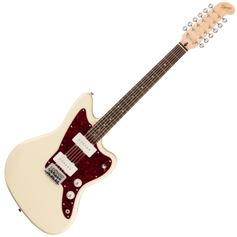 Squier by Fender Paranormal Jazzmaster XII, Olympic White 12弦ジャズマスター〈スクワイア フェンダー〉