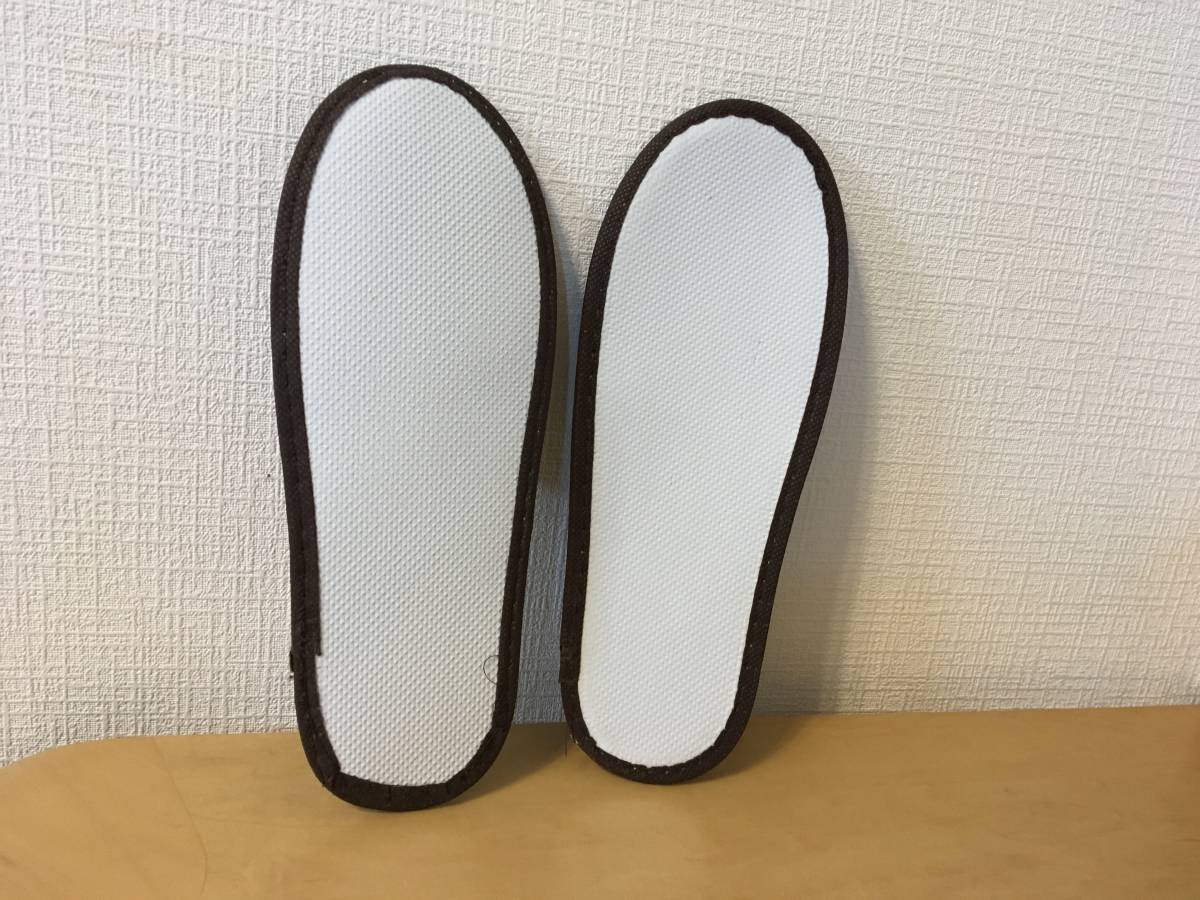 yu3109/ I Fit 24 pair minute using .. non-woven slippers Brown ( tea ) individual packing new goods 