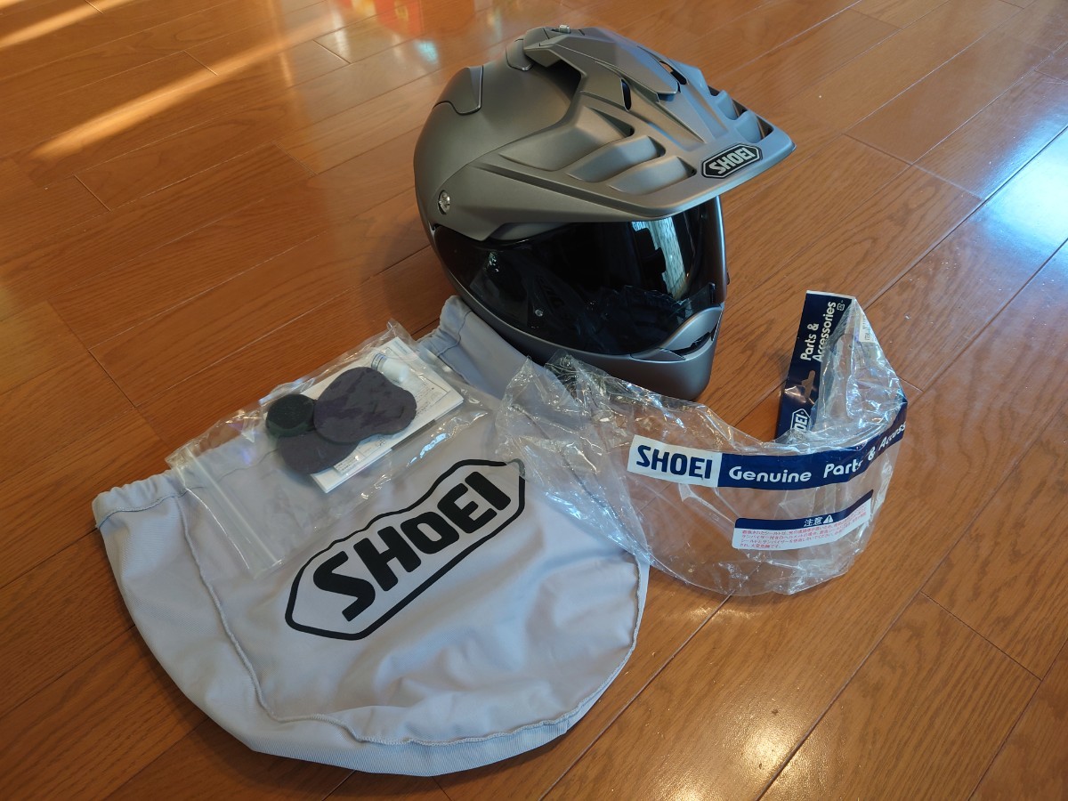 ヤフオク! - そこそこ美品 使用期間小 SHOEI HORNET ADV...