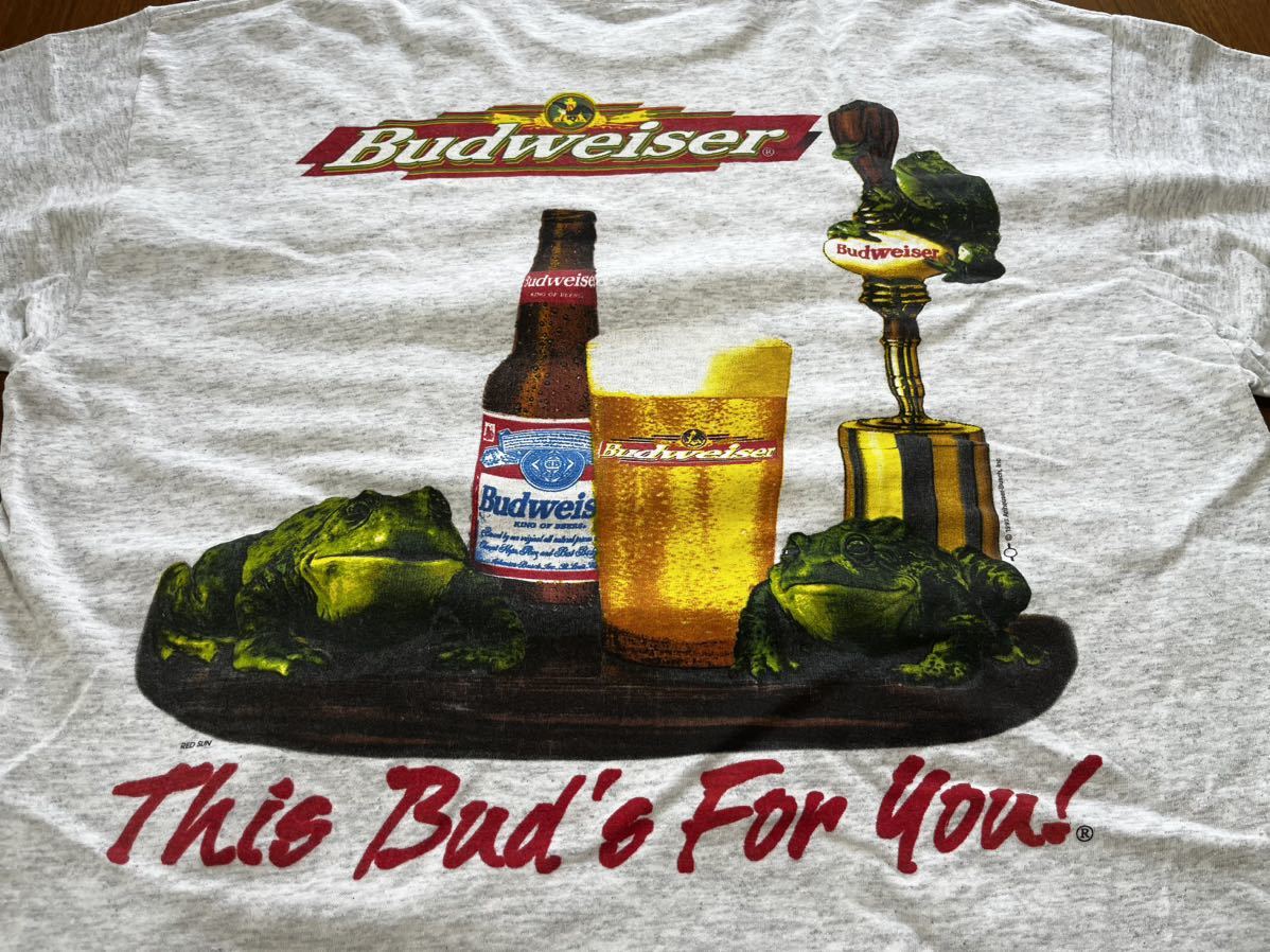 90´s ヴィンテージ シングルステッチ Budweiser バドワイザー 企業物