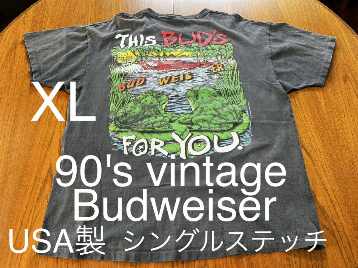 特価ブランド ヴィンテージ Budweiser vintage 90's Tシャツ USA IN