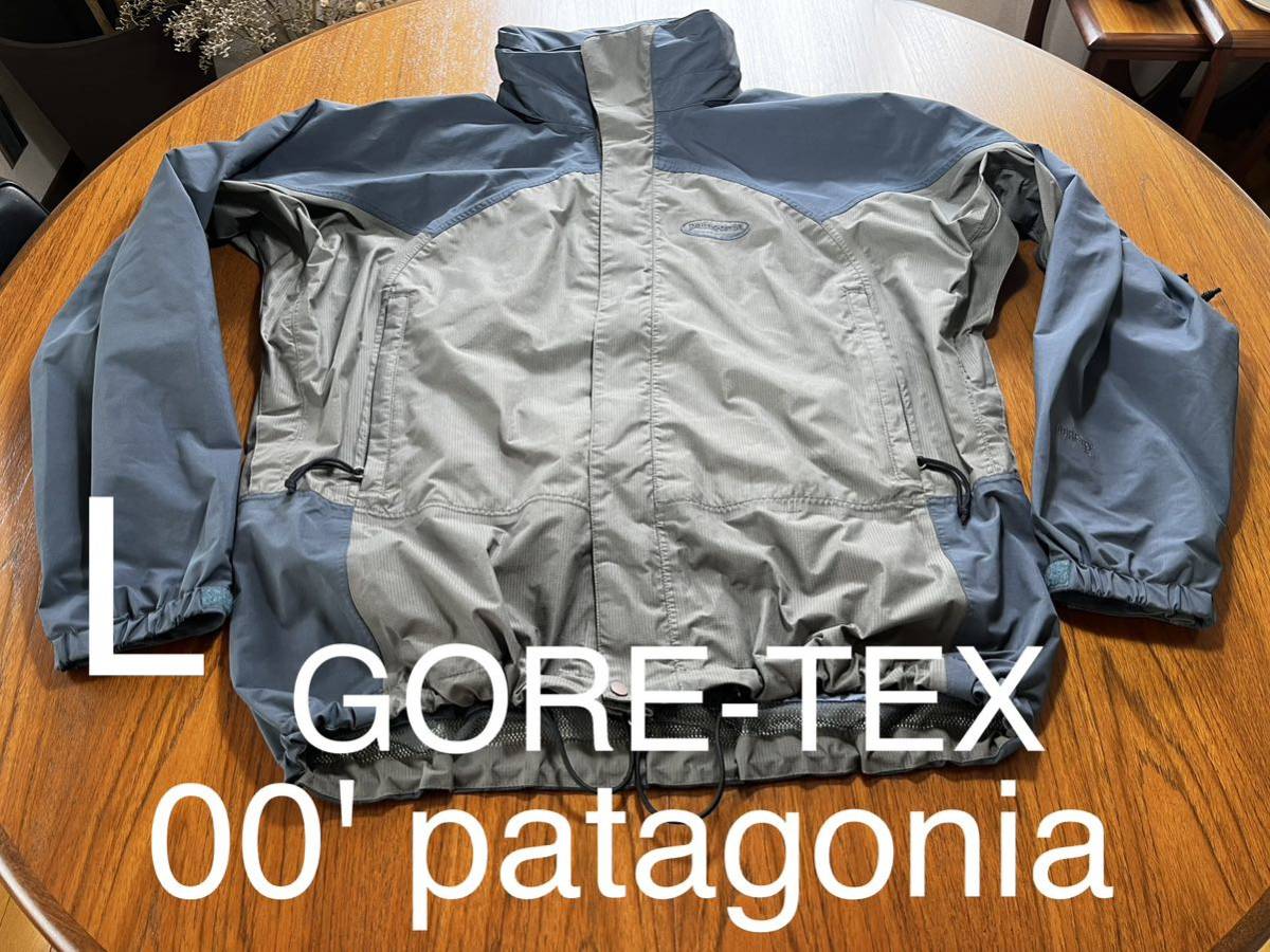 ценный! Косметические продукты! Patagonia Vintage Gore-Tex Jacket Gore-Tex Patagonia Mountain Parker Oval Logo