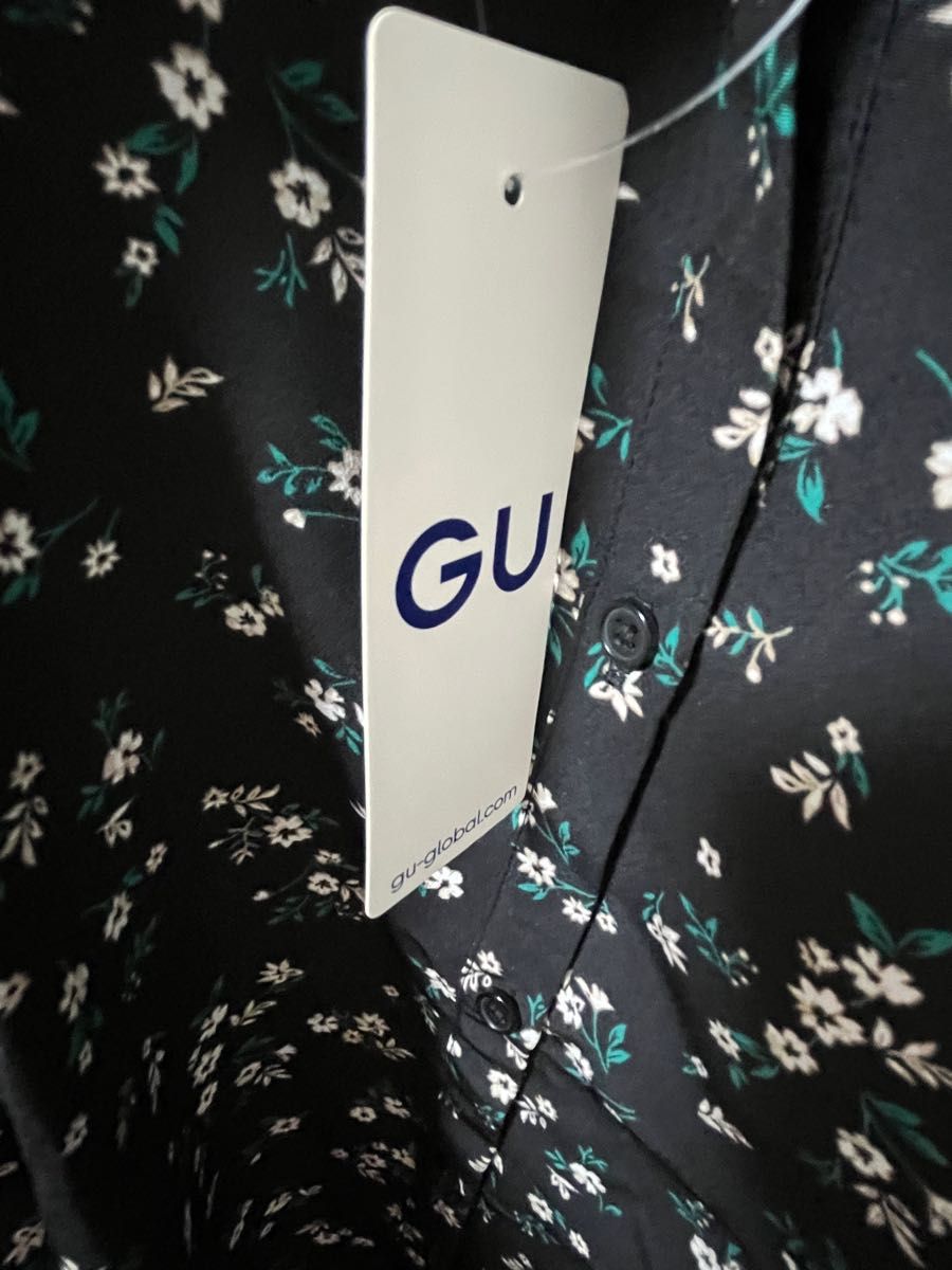 【GU】WOMEN フラワープリントミニキャミソール ワンピース 花柄 ロングワンピース