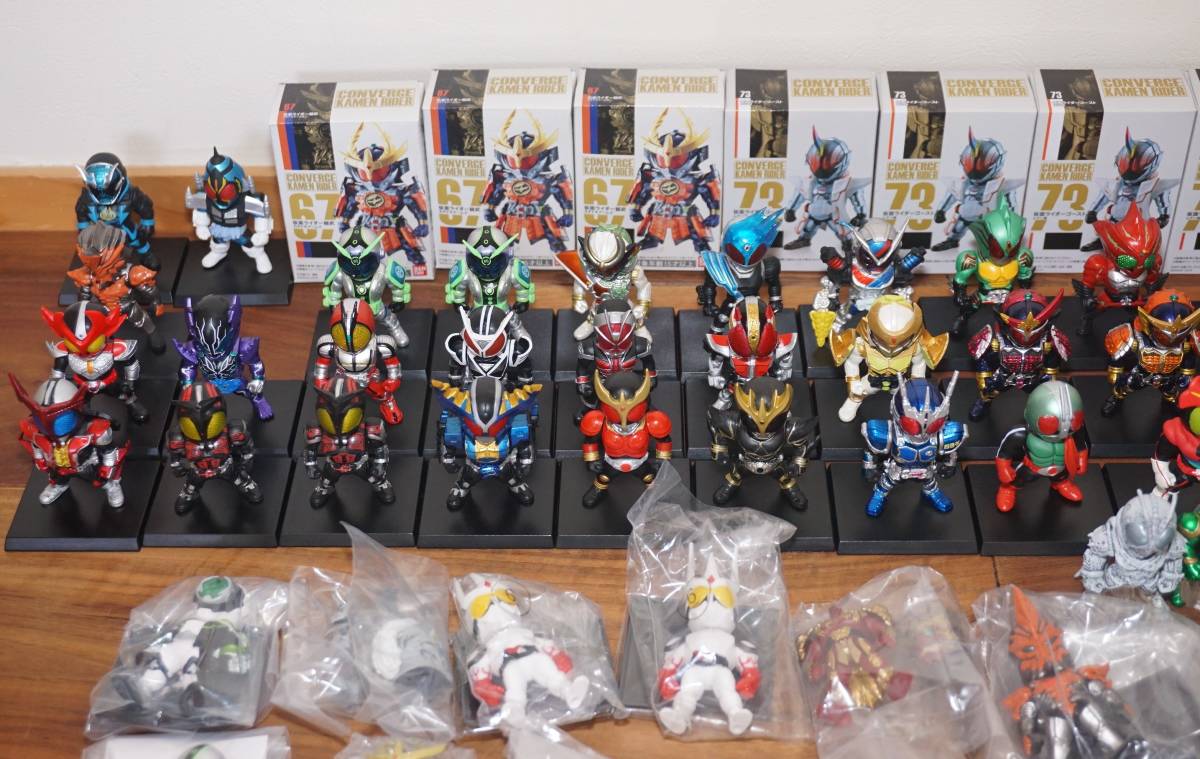 仮面ライダー　コンバージ　まとめて　109体セット　フィギュア　食玩　CONVERGE KAMEN RIDER_画像2