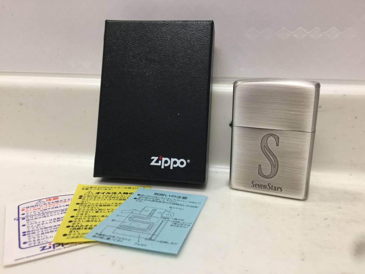 公式の店舗 Zippo ジッポー S Seven Stars セブンスター 2000年製 煙草