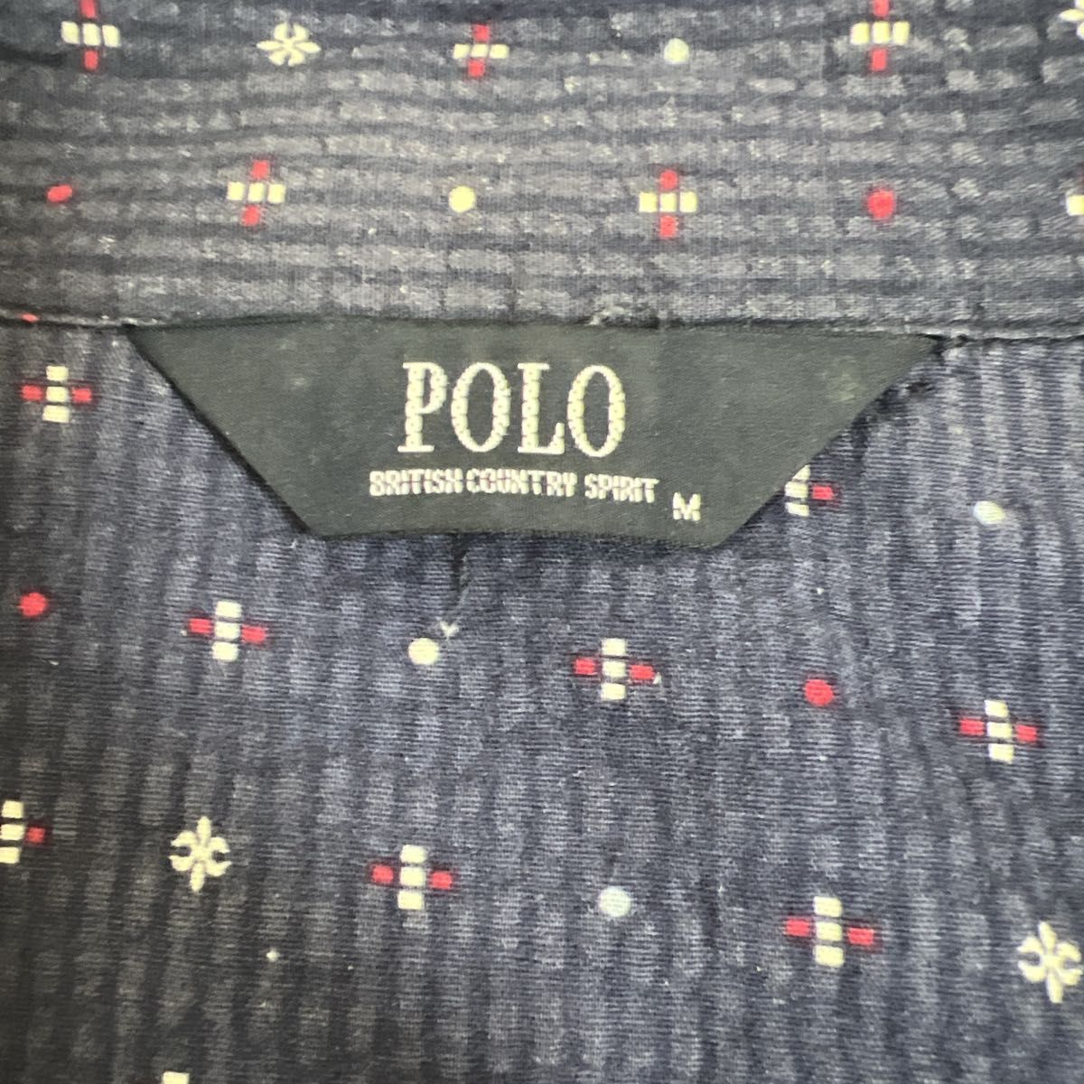 [トップス　半袖]1:ポロ　POLO ナイトウェア　パジャマ　紺　M モノグラム
