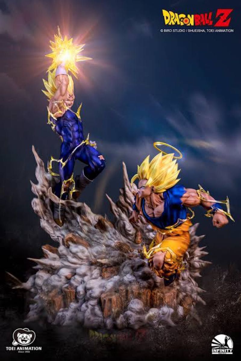 ガレージキット ドラゴンボール 孫悟空vsベジータ 版権あり ガレージキット ドラゴンボール 孫悟空vsベジータ 版権あり