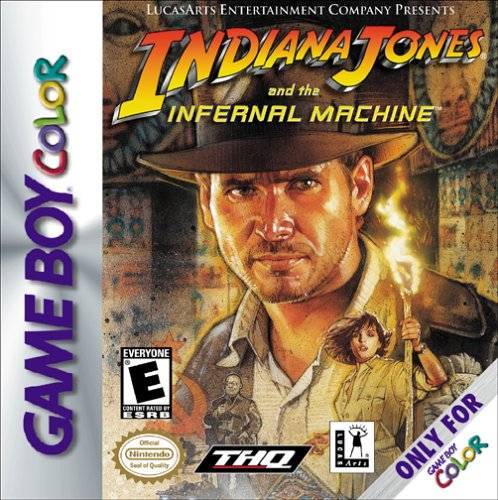 ★送料無料★北米版 Indiana Jones and the Infernal Machine GameBoy Color インディージョーンズ ゲームボーイカラー