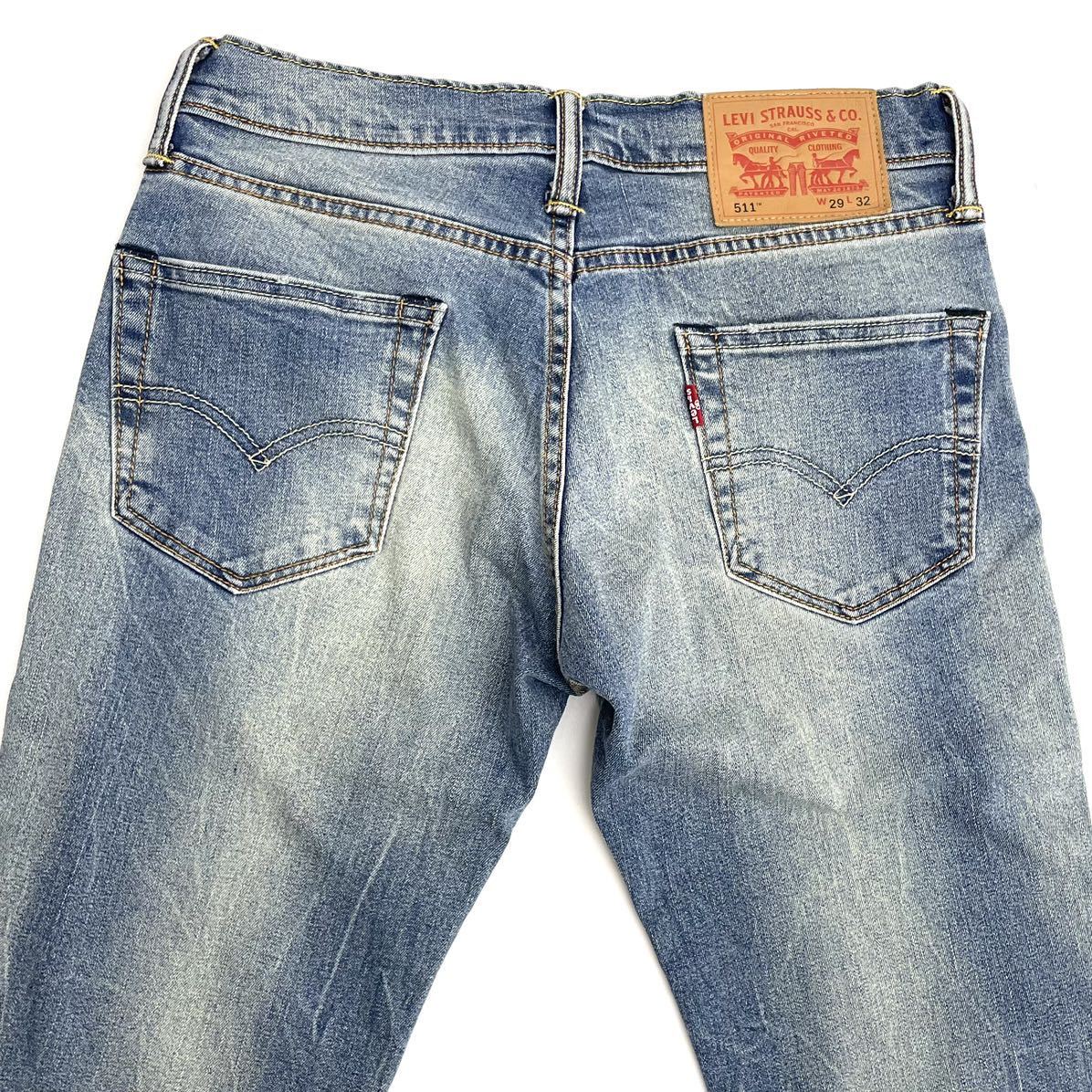 LEVI'S リーバイス 511 ジーンズ デニムパンツ ストレッチ 04511-1067 L231_画像4