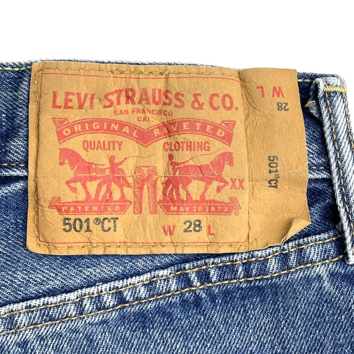 LEVI'S リーバイス 501CT ジーンズ デニムパンツ ハーフパンツ ショートパンツ ボタンフライ 23679-0021 L270_画像5