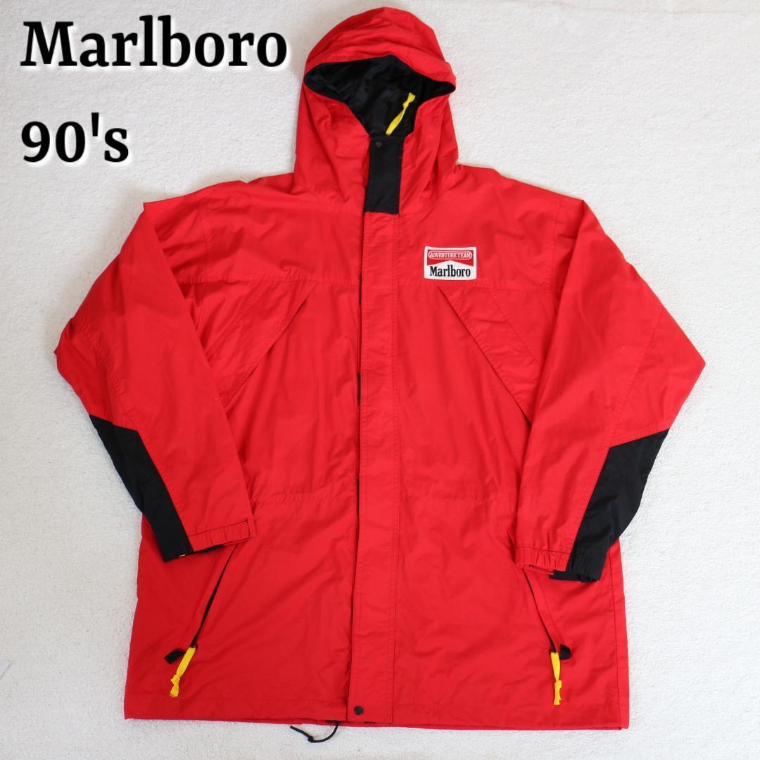 90s Marlboro マルボロ マウンテンパーカー ワッペン 古着 L-