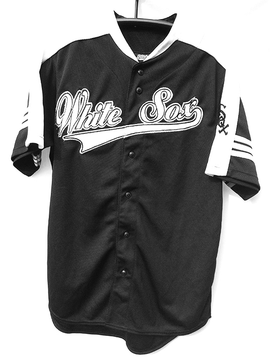日本初の シカゴ MLB L ホワイトソックス 1098 STITCHES ベースボールシャツ BBシャツ その他 日本初の シカゴ MLB L ホワイトソックス 1098 STITCHES ベースボールシャツ BBシャツ その他