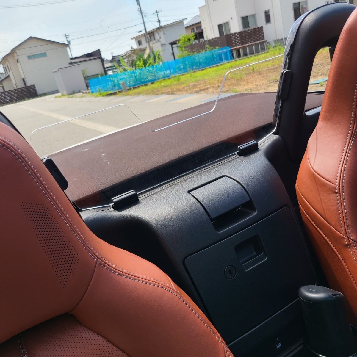 美品 ND ロードスター ウインドブロッカー エアロボード 美品 ND ロードスター ウインドブロッカー エアロボード