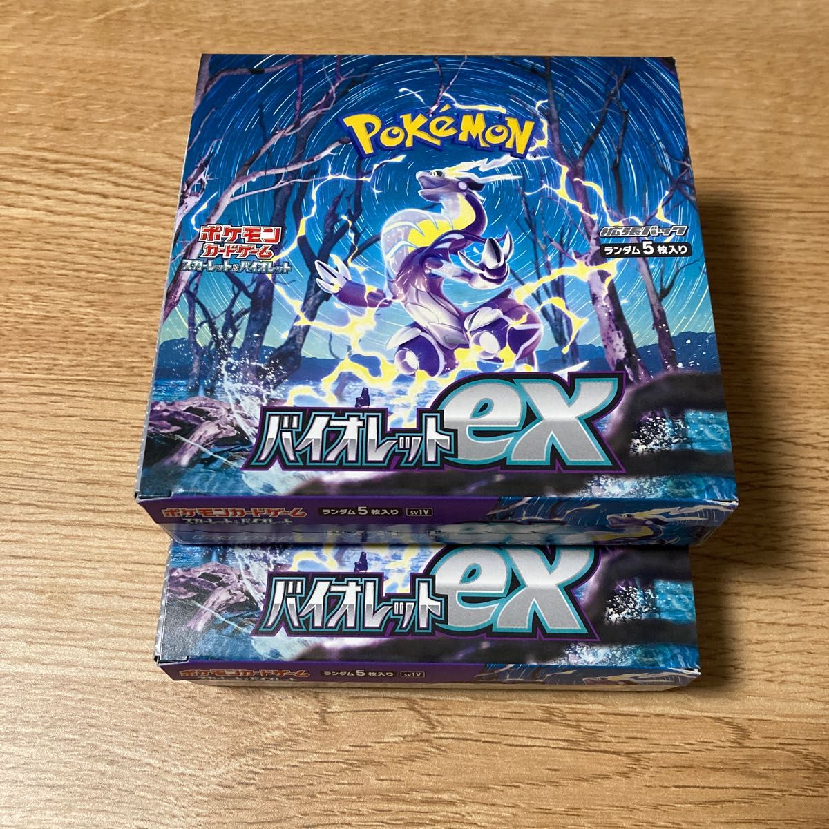 バイオレットex 2BOX シュリンクなし ポケモンカード-