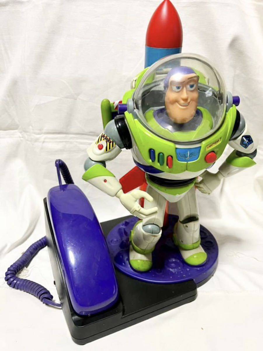 送料無料】超貴重!トイストーリー☆buzz lightyear telephone バズ