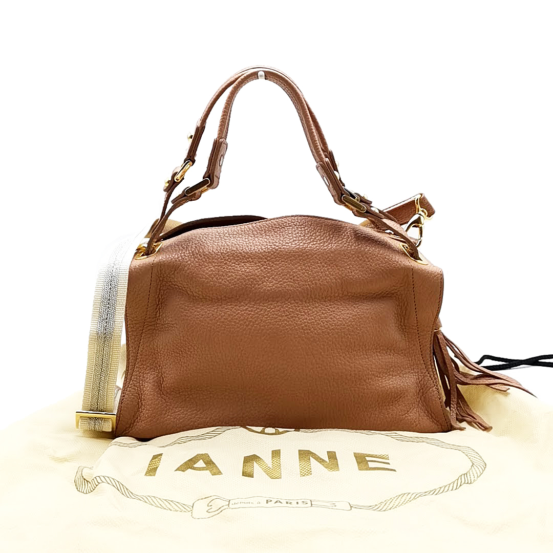 ヤフオク! - 送料無料 美品 イアンヌ IANNE ハンドバッグ ショル...