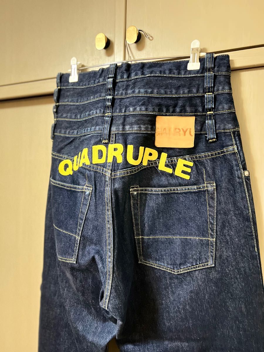 GANRYU 5連ベルトループデニム サルエルパンツ FUMITO GANRYU 5連ベルトループデニム サルエルパンツ FUMITO