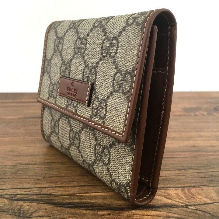 Yahoo!オークション - ☆送料無料☆ 未使用品 GUCCI 三つ折り財布 1903...