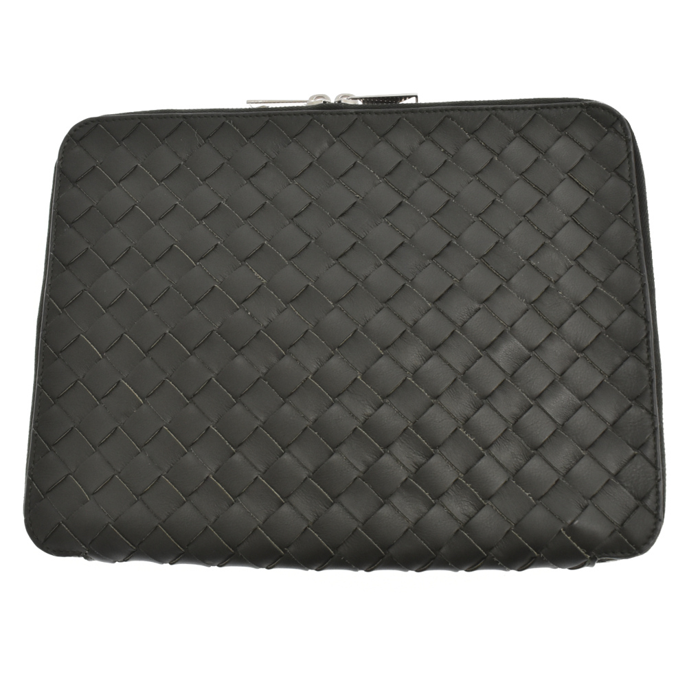 公式サイト BOTTEGA VENETA 651866 ダークグリーン クラッチバッグ