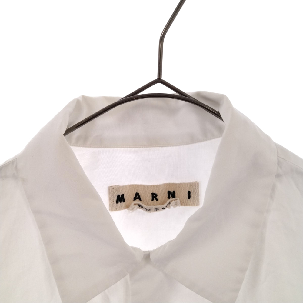 MARNI マルニ 20SS 刺繍デザイン半袖オープンカラーシャツ 半袖シャツ