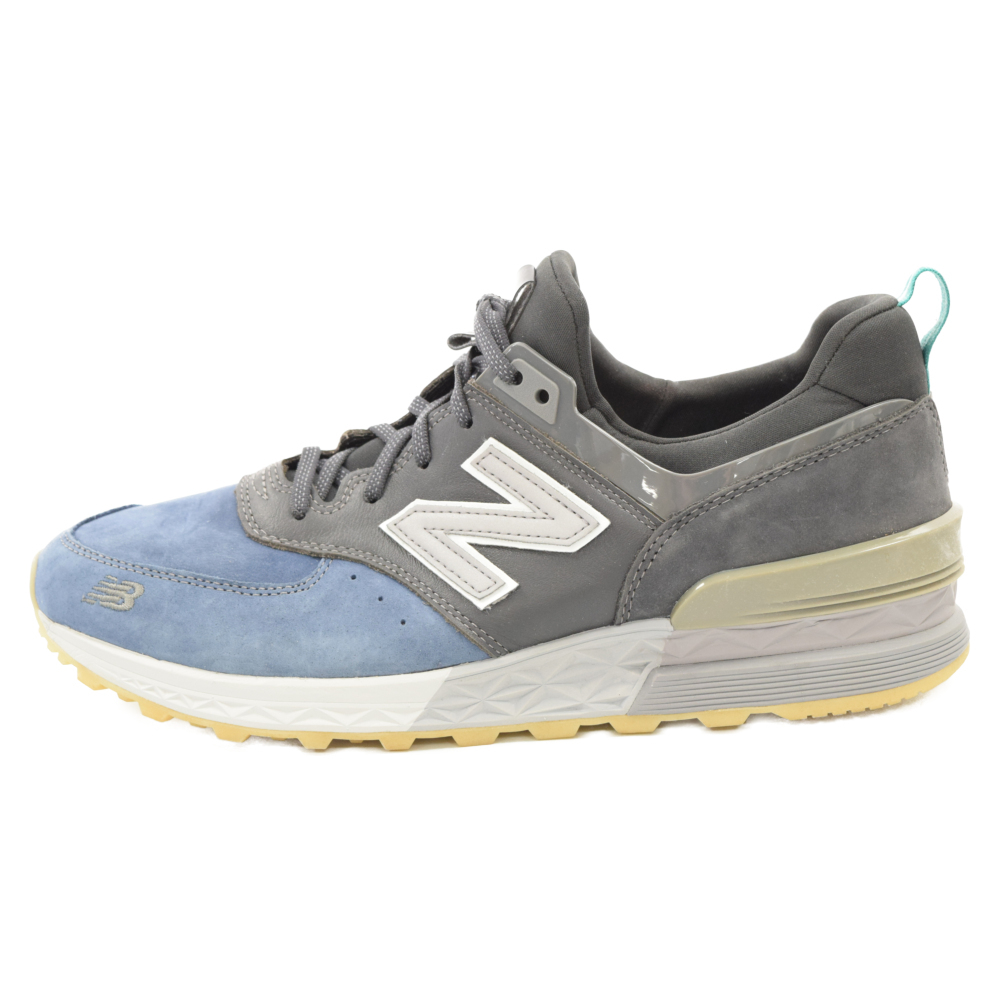 最新人気 Balance New ニューバランス US12/30cm グレー/ブルー レザー