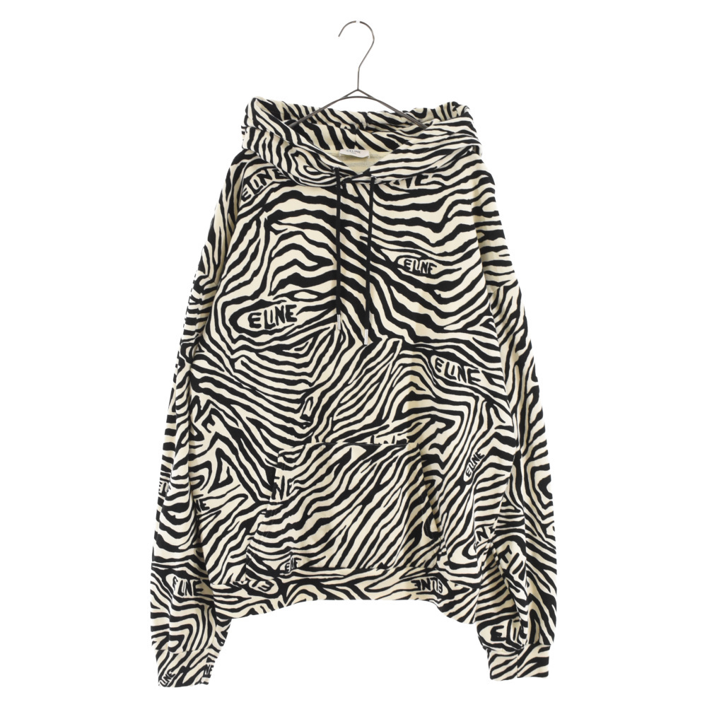 超安い】 セブラ ZEBRA セリーヌ CELINE ルーズプルオーバーパーカー
