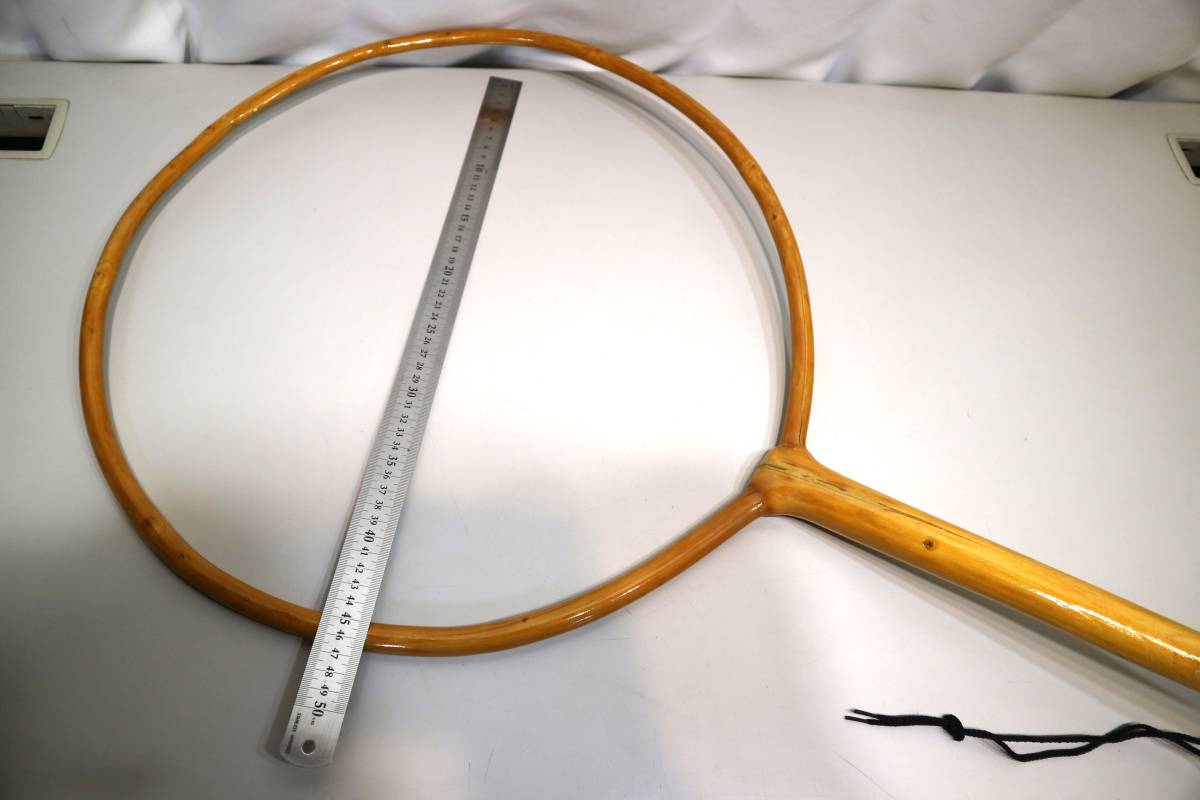 木製鮎タモ渓流ダモ大型枠径45㎝ 未使用品玉網鮎渓流釣り| JChere雅虎